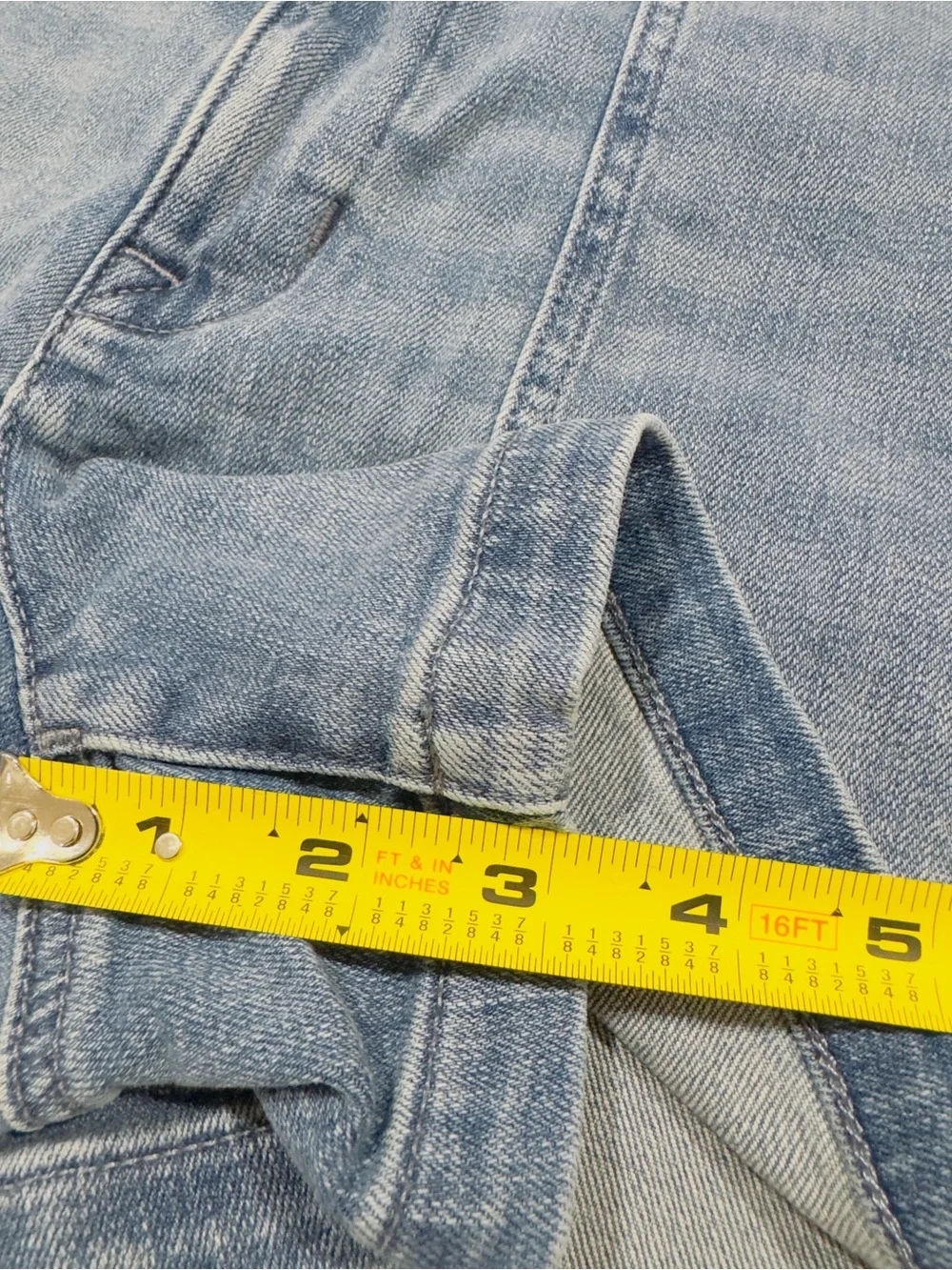 J.Crew High Rise Utility Denim Shorts Skyler Wash Size 28 Light Wash Jean Shorts